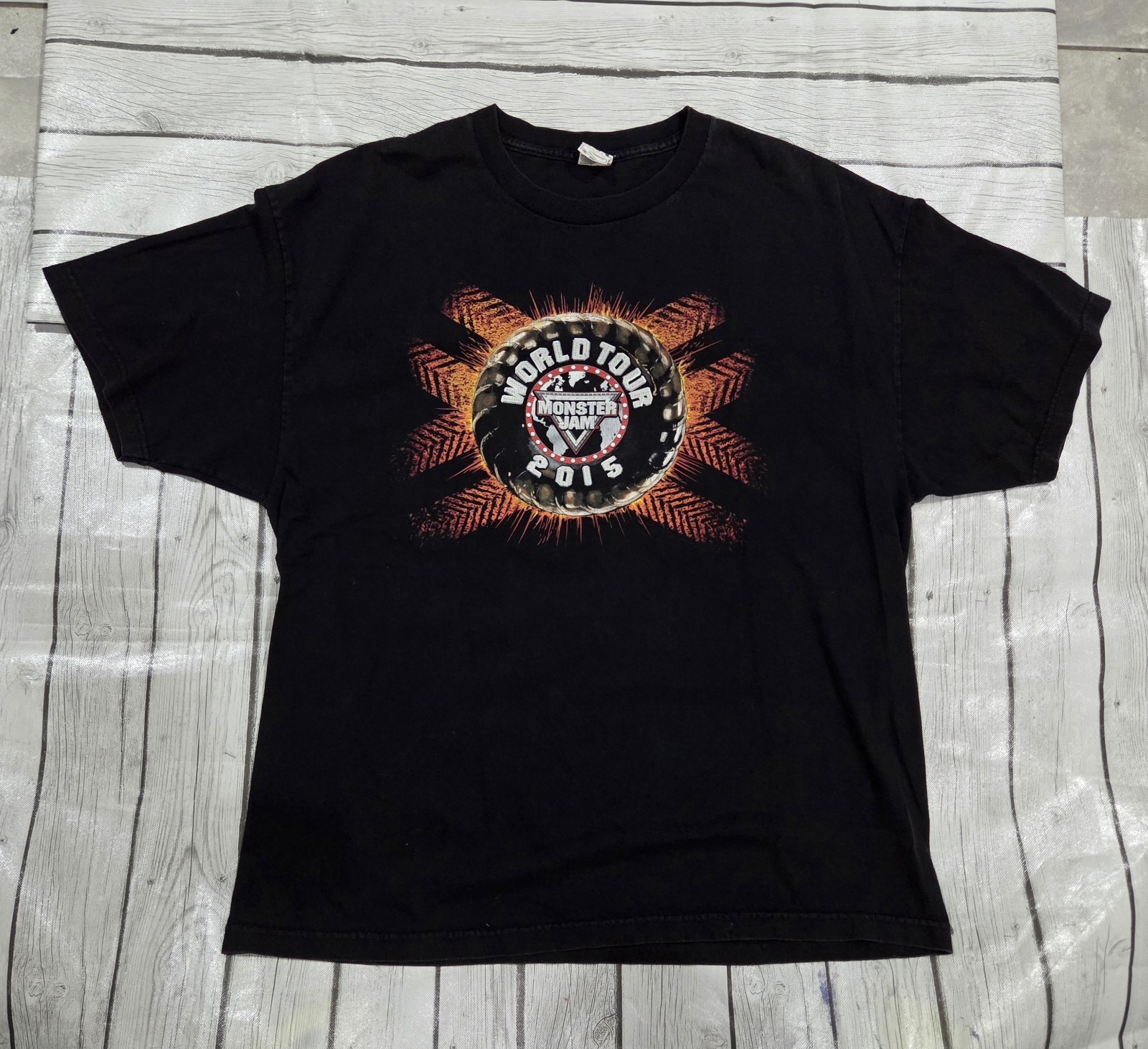 World Tour Monster Jam 2015 Alstyle Monster Trucks Size 2XL (205) gallery