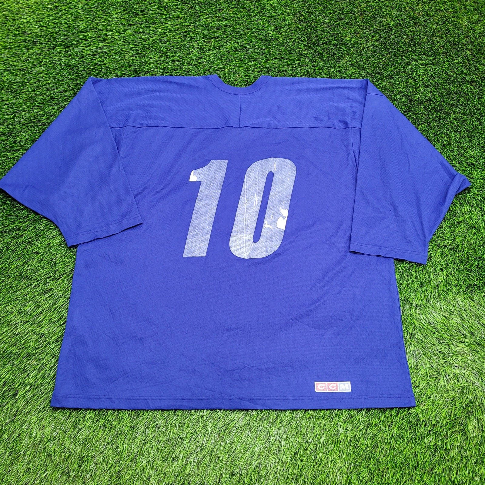 VTG Northern Light CCM Hockey Jersey Shirt 3XL 28x31 Blue gallery
