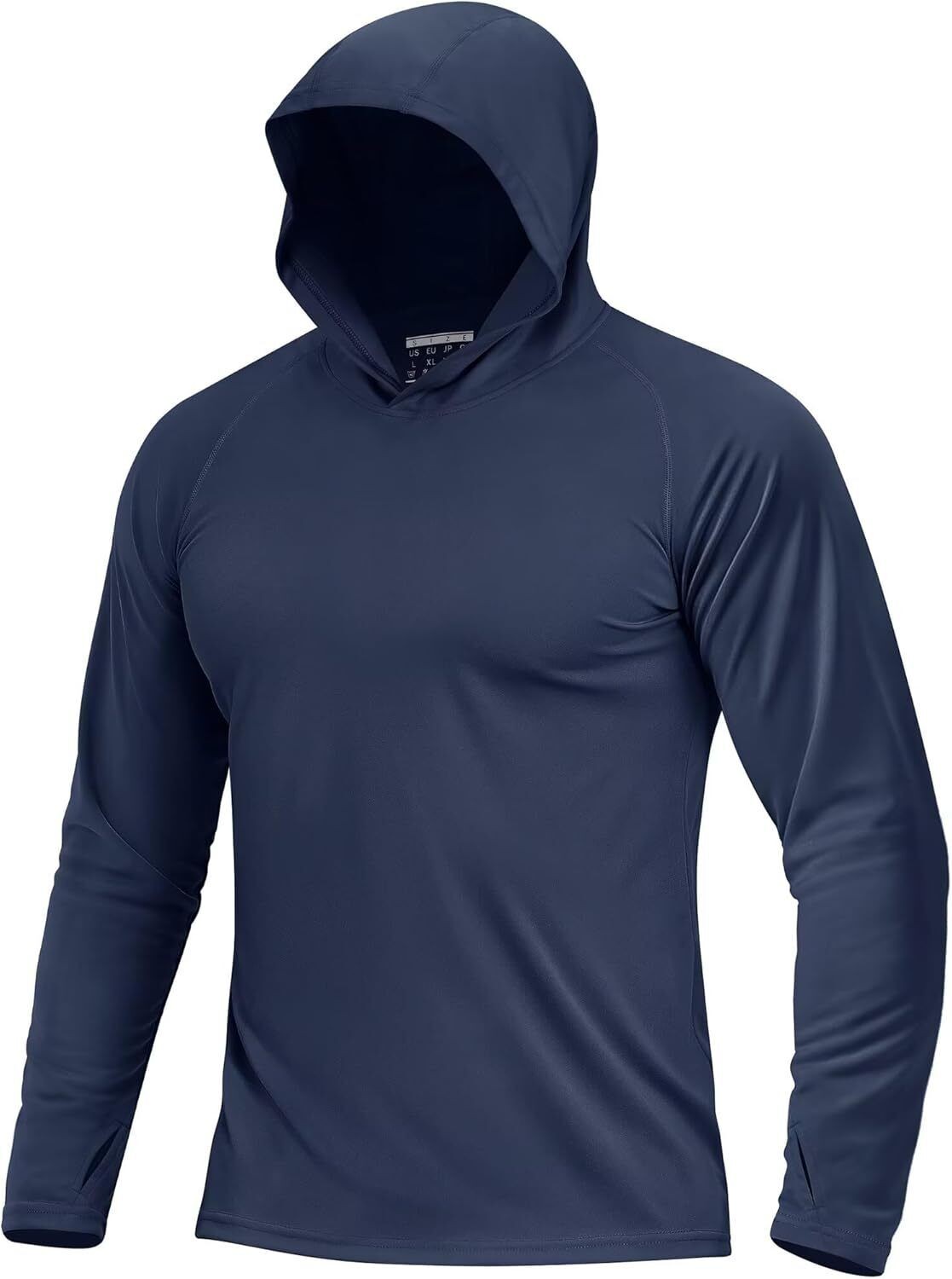 Men's UPF 50+ Sun Protection Hoodie Lightweight Long Sleeve Fishing Hiking Shirt gallery