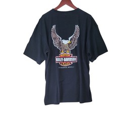 Harley‑Davidson Algodones Mexico Eagle Graphic T‑Shirt 2XL – Black – Yazbek