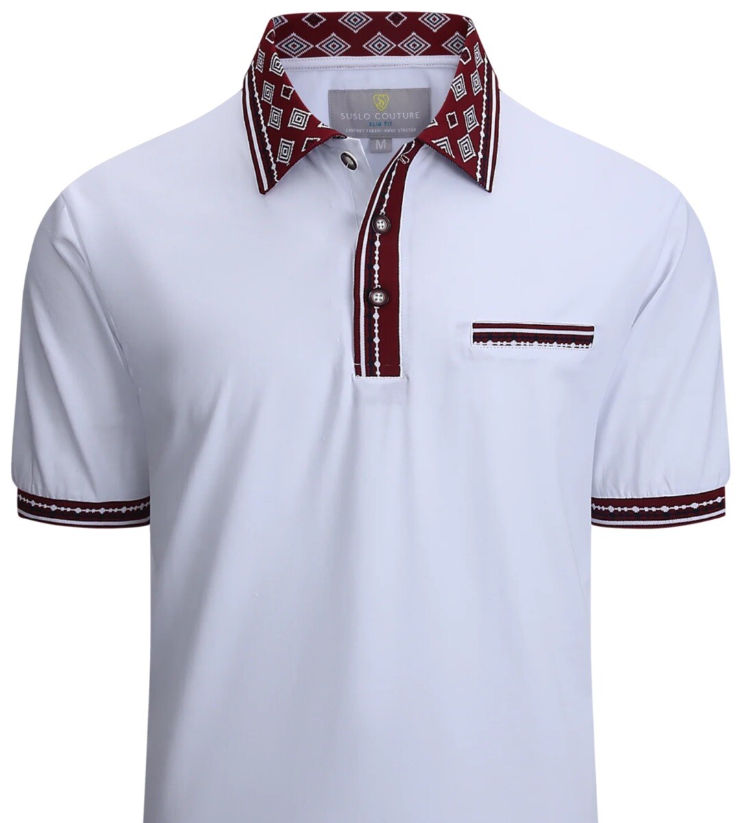 Men's Luxurious Fine Cotton Polo Shirt,Italian Style,Stretch M to 3XL….C8.A gallery