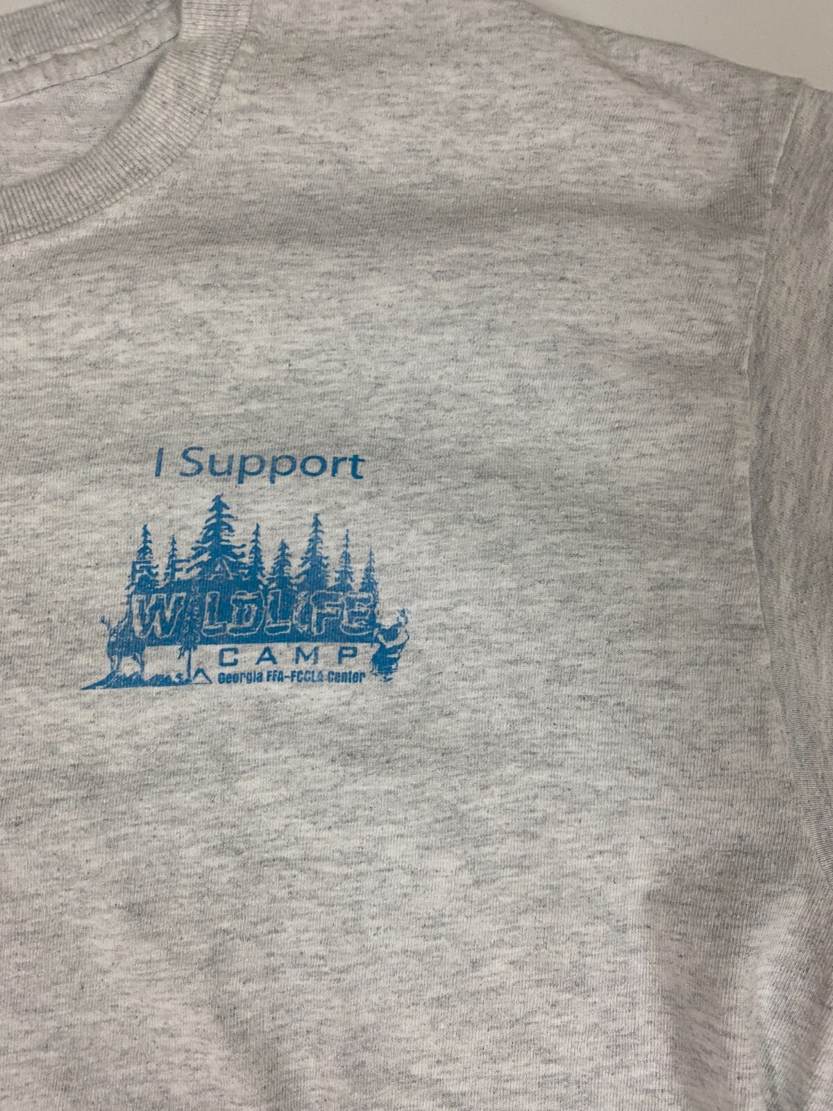 Camp Wildlife Mens shirt Large gray gallery
