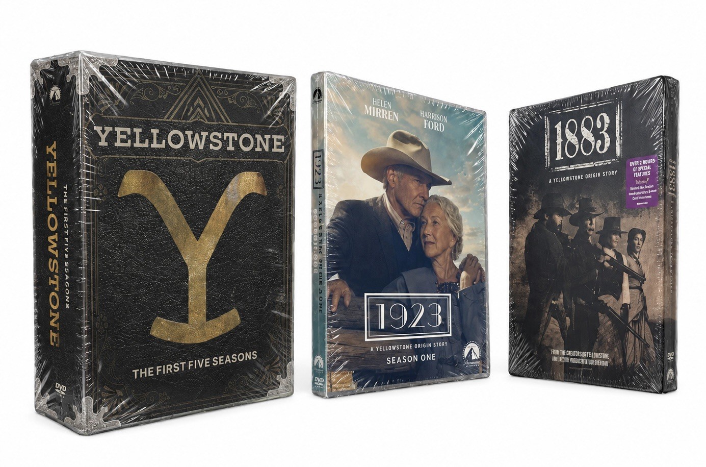 Yellowstone Seasons 1-5 Part 1&2 Complete Series + 1883 and 1923 (Box-set), new!