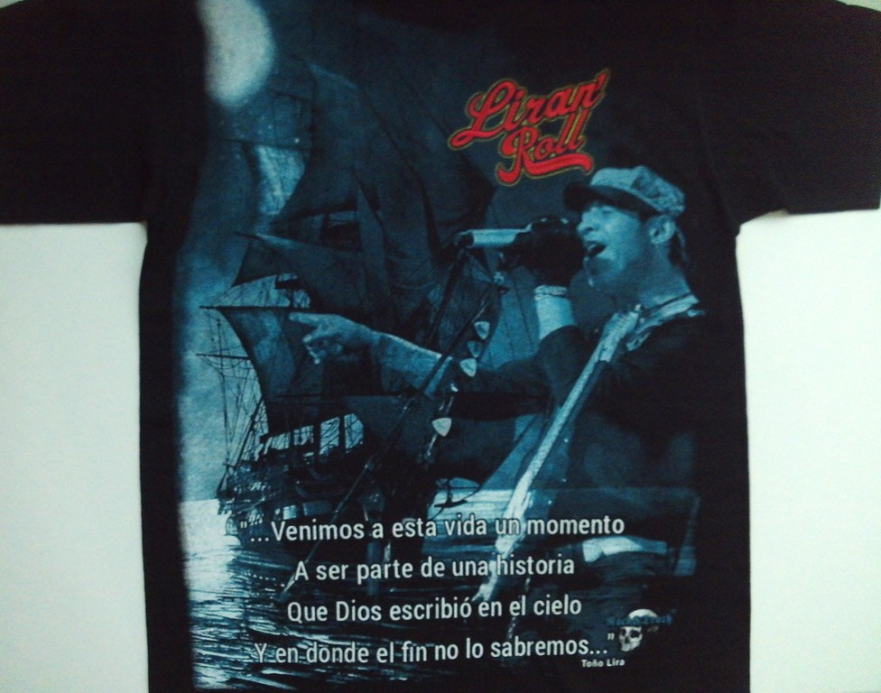 LIRAN ROLL SHIRT,INTERPUESTO BANDA BOSTIK ROCK URBANO EL TRI EL HARAGAN CAIFANES