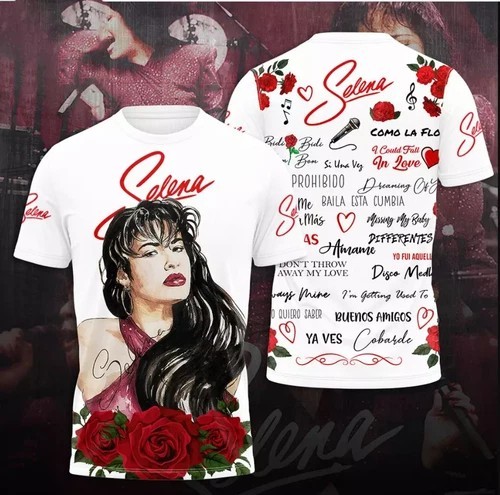 New Selena Quintanilla Perez 3D Gift For Fans Unisex S-5XL Shirt LW1150