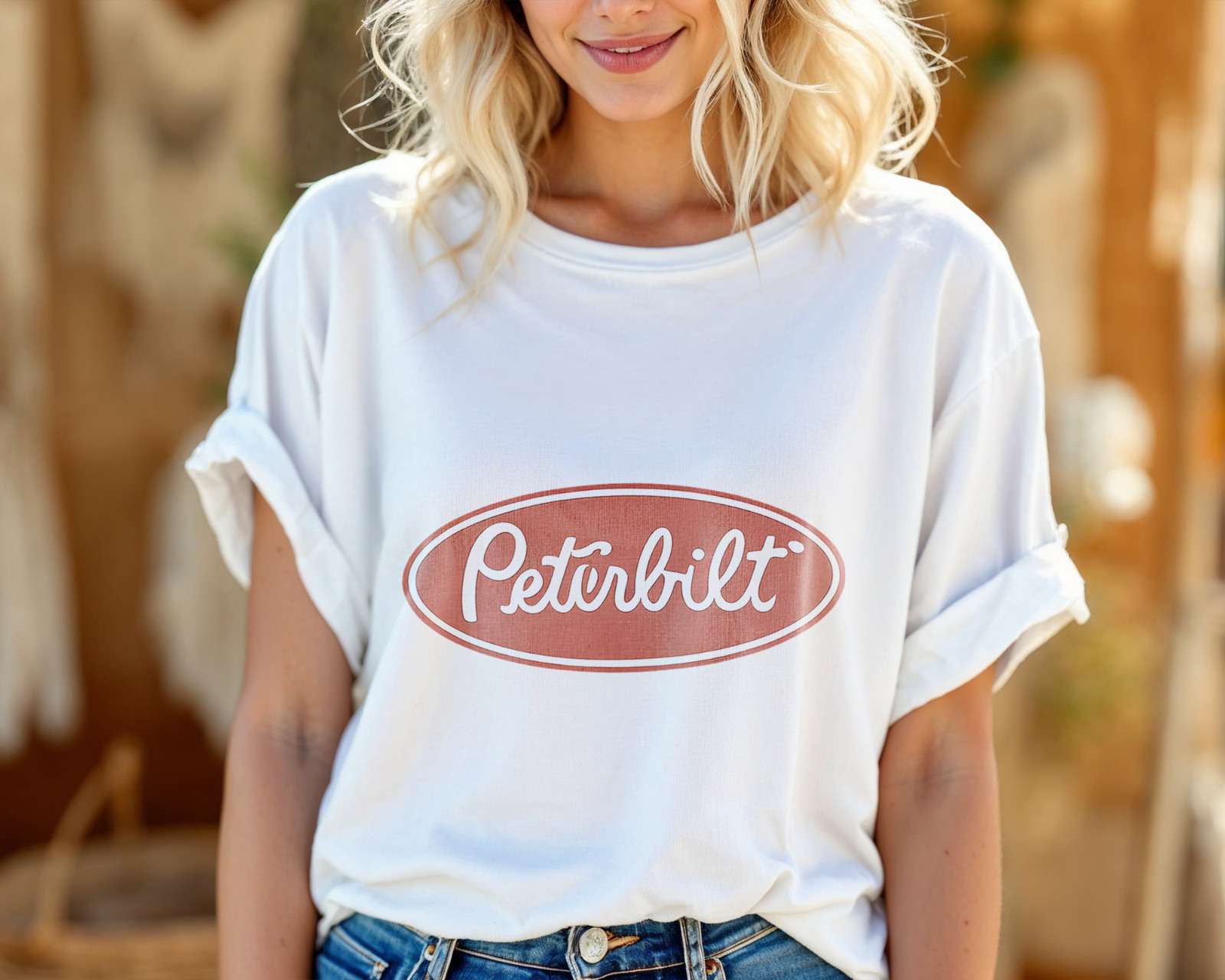 Peterbilt Logo T-Shirt – Classic Truck Brand Graphic Tee A319 gallery