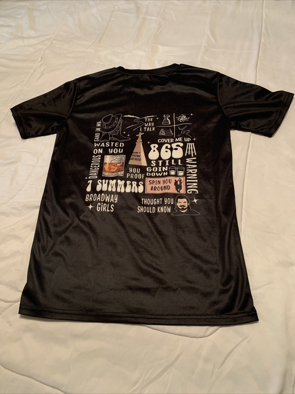 Morgan Wallen Shirt Mens Small Black One Thing At A Time Album Country Music A18 gallery