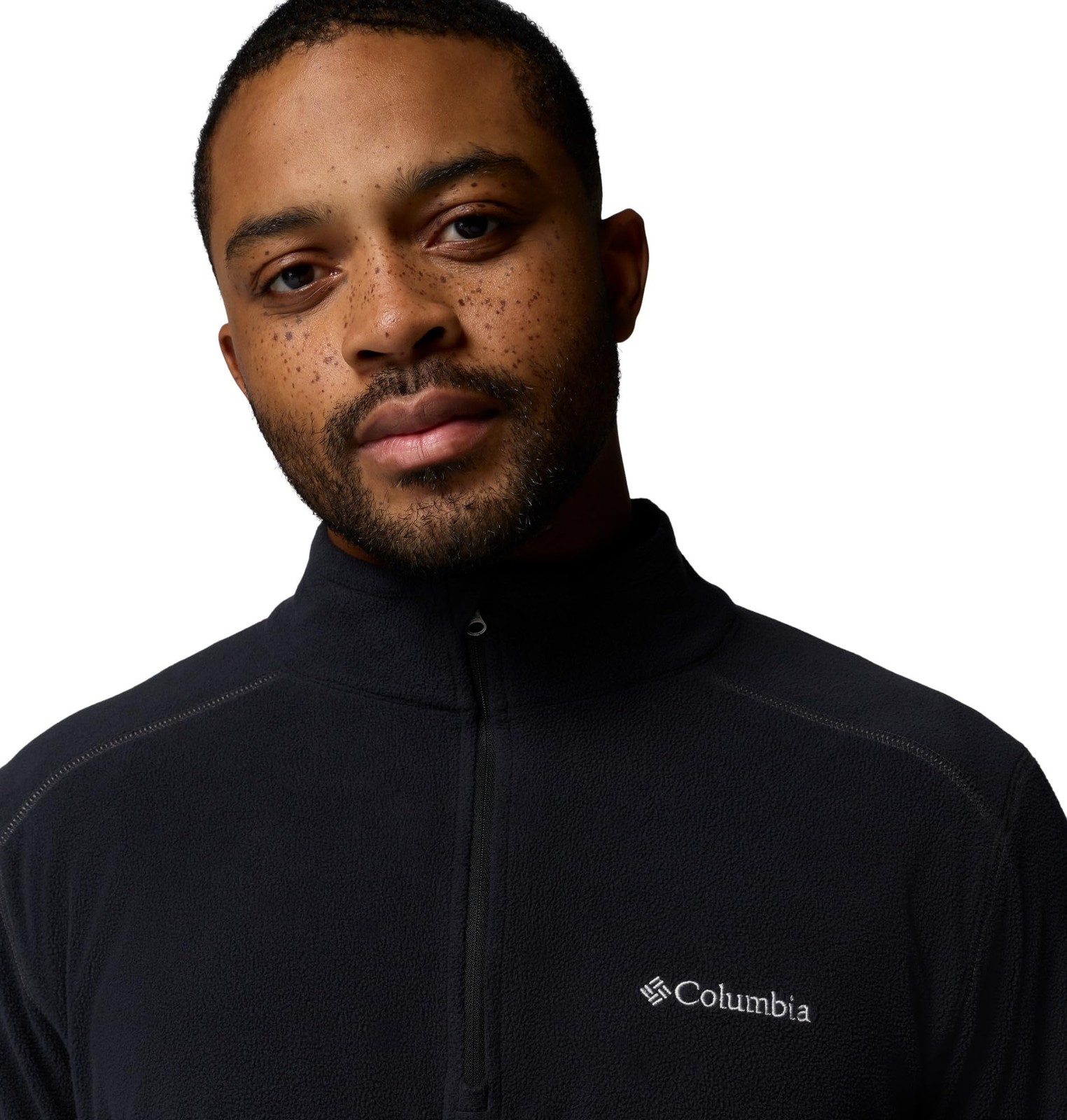 Columbia Mens Klamath Range II Half Zip Fleece Jacket, Black, 3X gallery