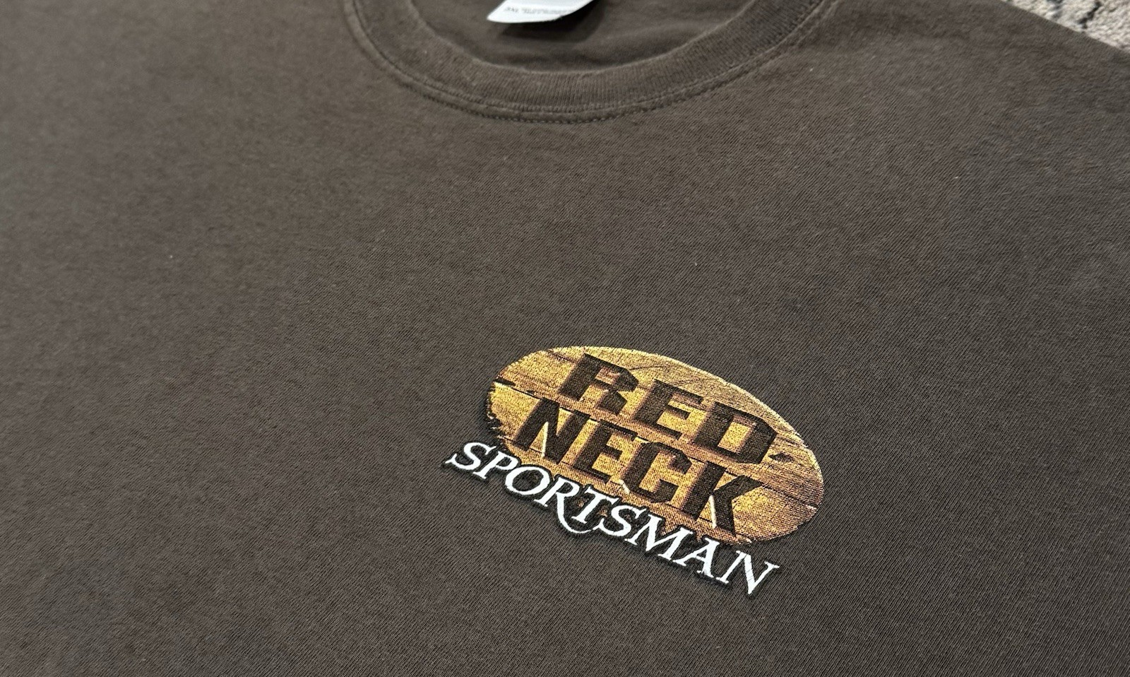 Vintage Y2K Redneck Sportsman T Shirt—Baggy Boxy Earth Tone Brown Men’s XXXL gallery