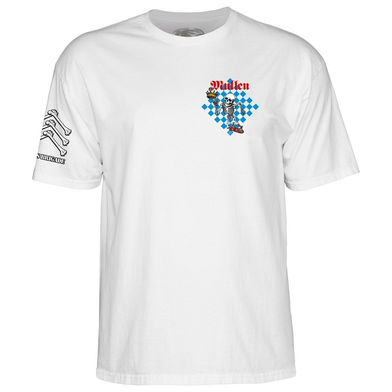 Powell Peralta BONES BRIGADE Rodney Mullen CHESS Skateboard T Shirt WHITE gallery