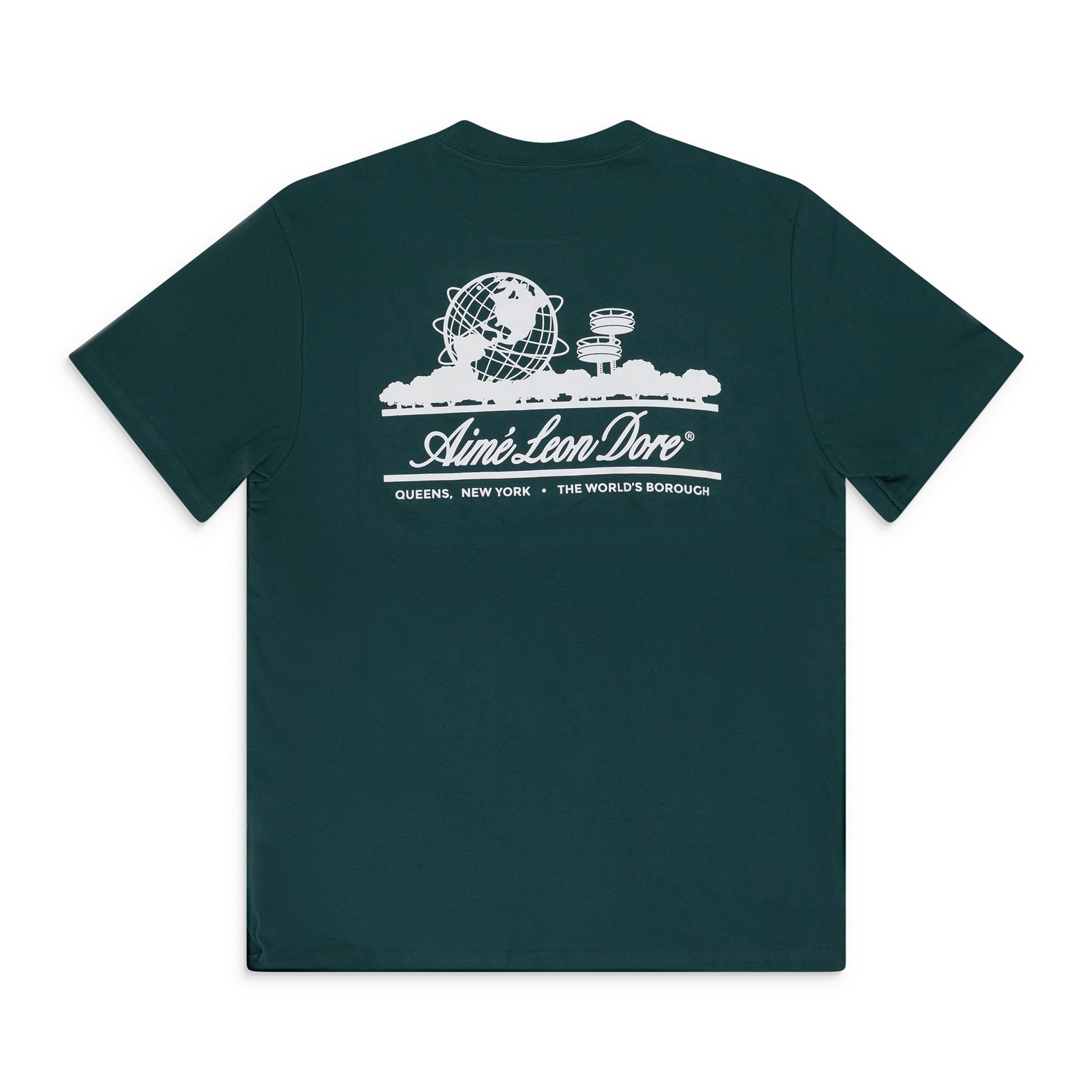 AIME LEON DORE Botanical Green Unisphere Tee SIZE L $85 gallery