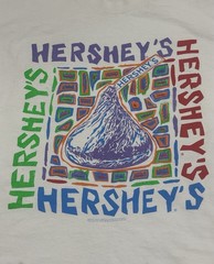 Vintage 1992 Hersheys Chocolate’s Graphic Anvil T-Shirt Size Large
