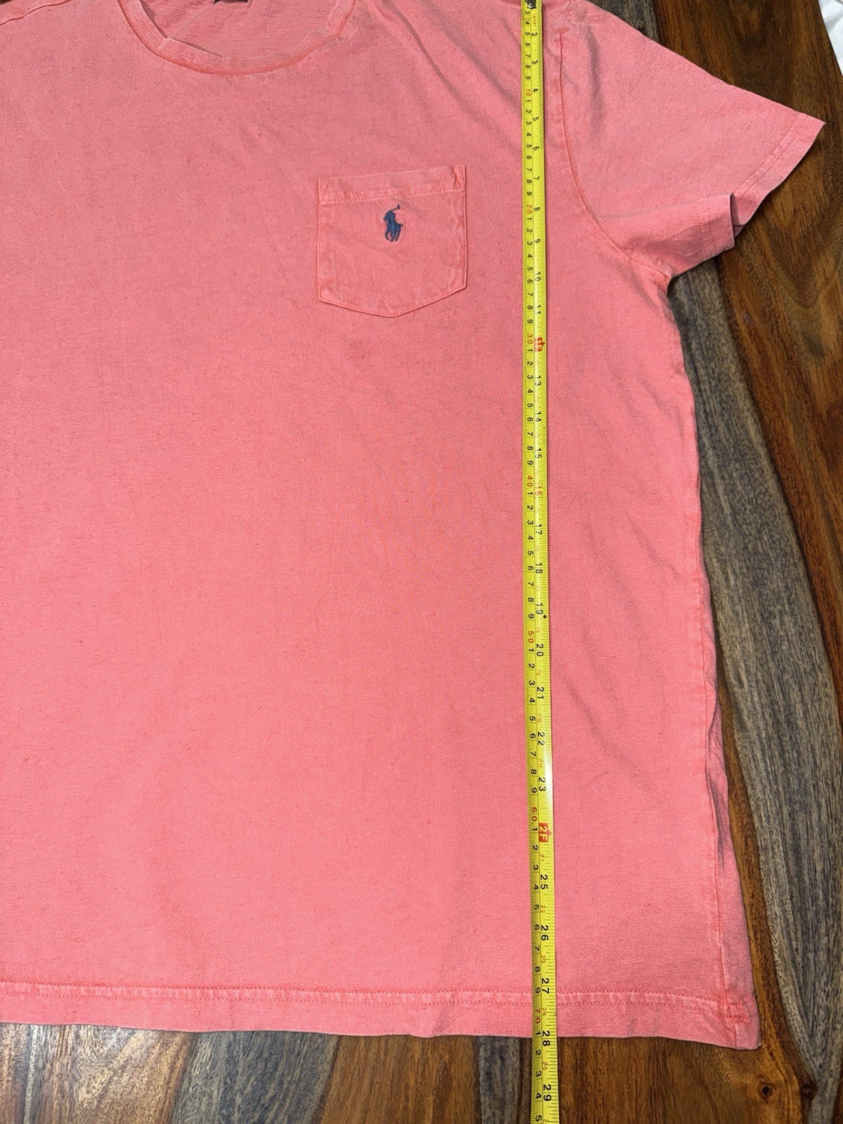 Polo Ralph Lauren Cotton Linen Pocket T Shirt Classic Fit Amalfi Red Men’s Sz M gallery