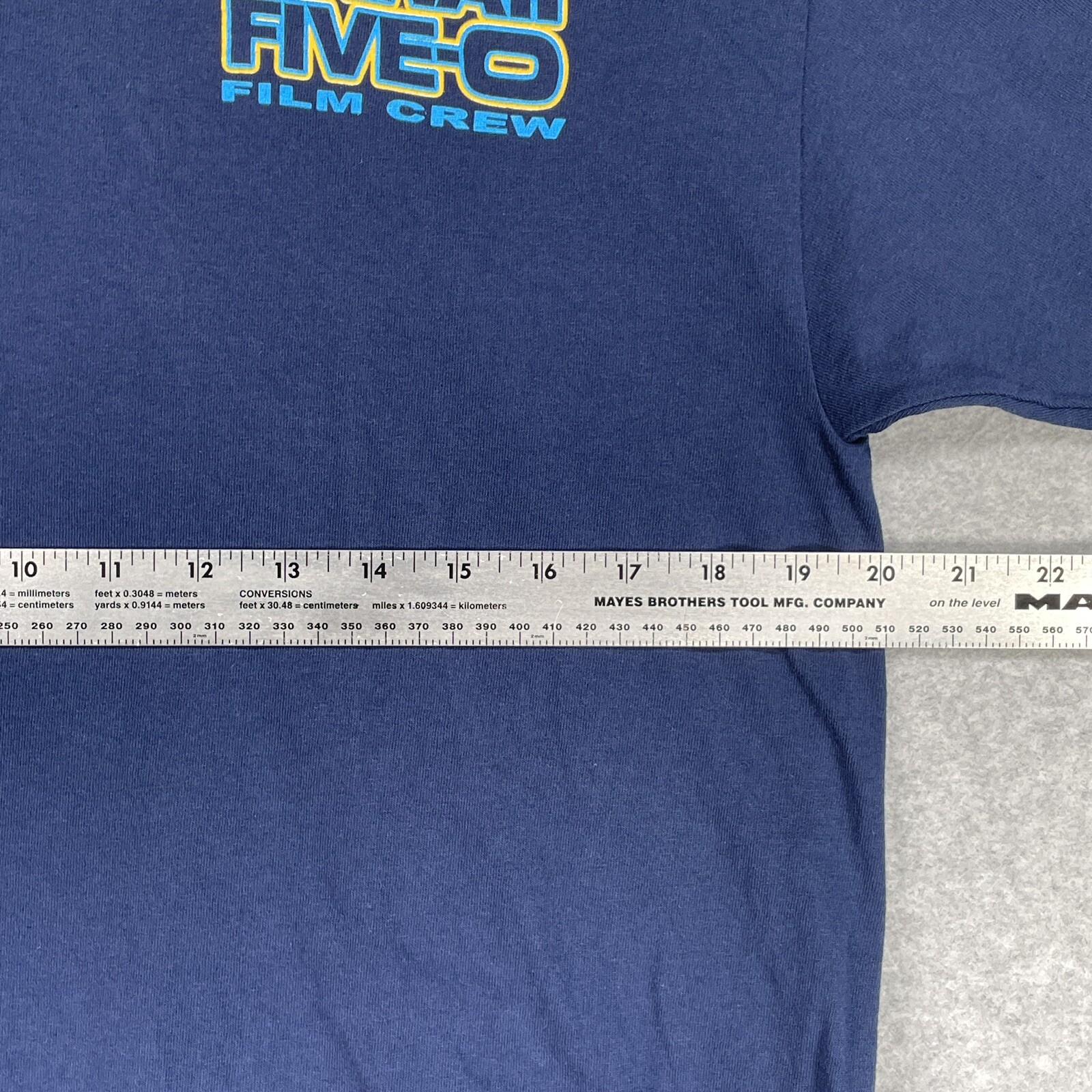 Hawaii Five O Shirt Mens L Blue Film Crew Short Sleeve Crew Neck Beach gallery