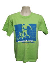 2007 JP Morgan Chase Corporate Challenge Adult Medium Green TShirt