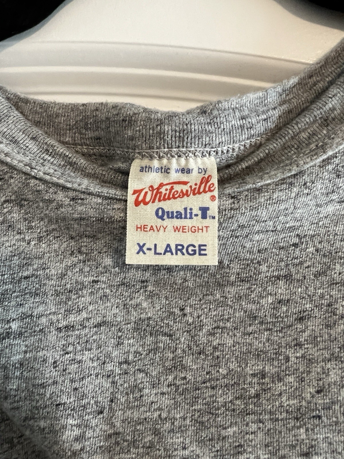 Whitesville Quali-T Heavyweight Gray Cotton Short Sleeve T-Shirt Size XL gallery