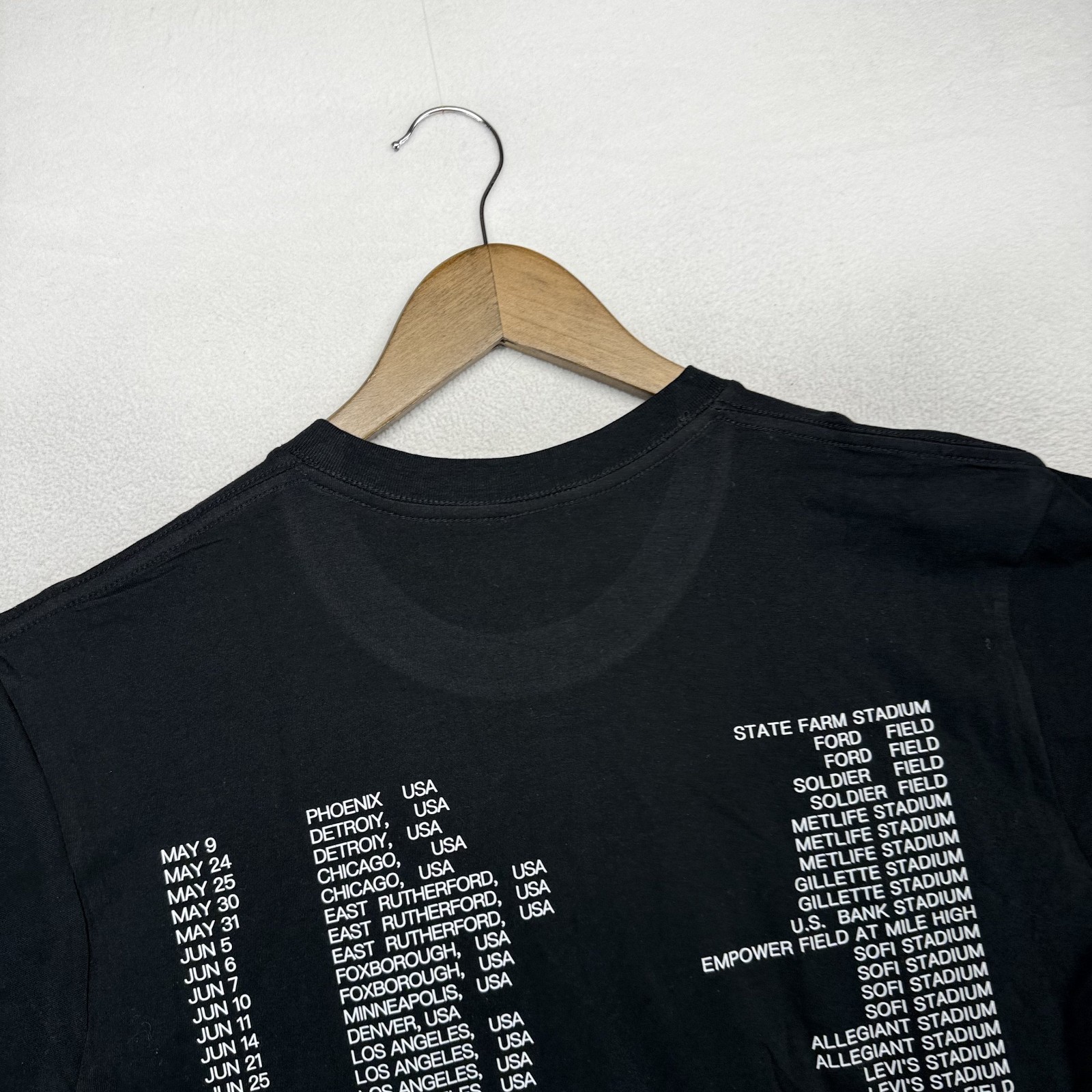 Playboi Carti Shirt men's Large Black CPFM Merch Made In USA Spellout Logo gallery