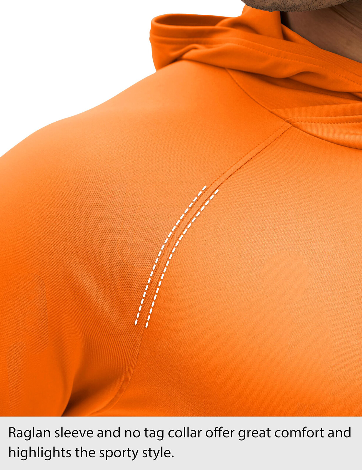 Mens UPF 50+ Sun Protection Shirts Quick Dry Long Sleeve Rash Guard Hoodie Shirt gallery