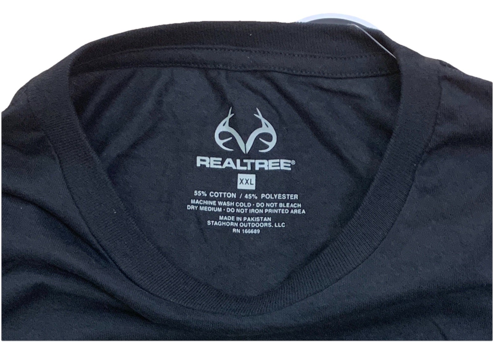 Realtree Hunting Outdoors Logo Camouflage Graphics T-shirt Size 2XL Black XXL gallery