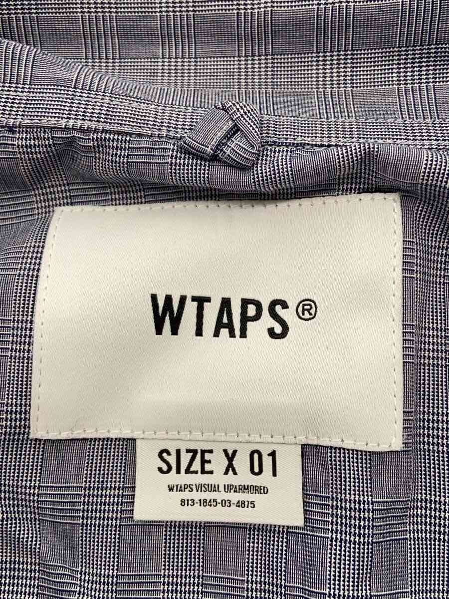 WTAPS 23AW BD LS BROADCLOTH TEXTILE 1 Cotton GRY Check 232GWDT SHM02 gallery