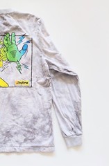 Poppy Playtime Power The Future Graphic Long Sleeve Shirt Tie Dye Size Large
