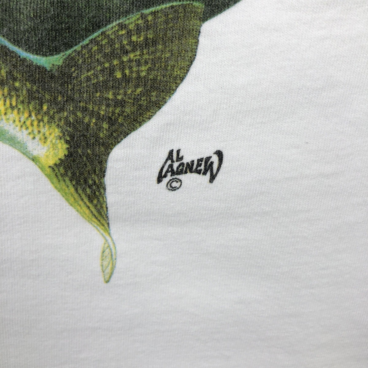 Used 90'S TSFORIGINALS fish print animal t-shirt made in USA men's size XXL ... gallery