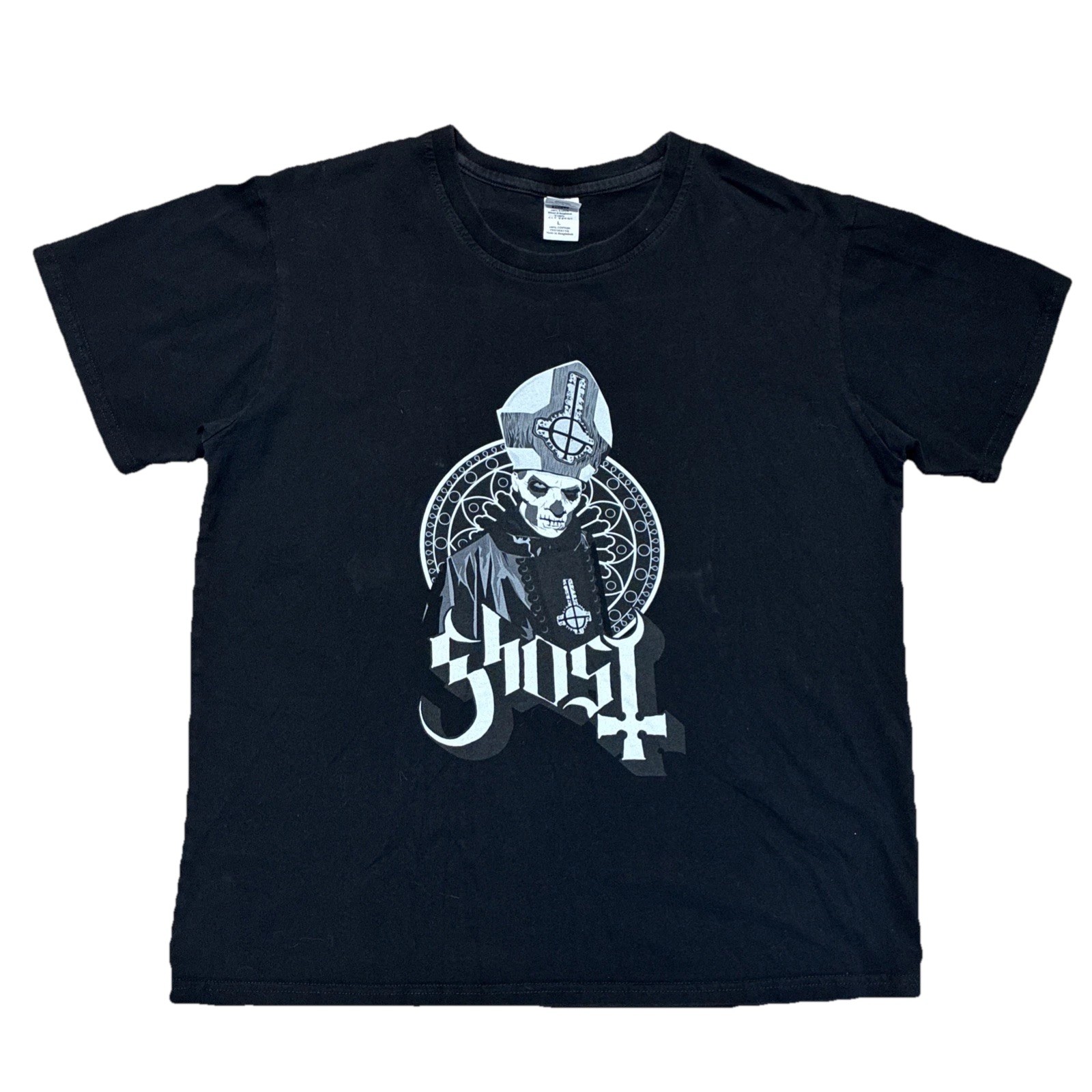GHOST Official Merchandise “Papa Emeritus” Metal Band T-Shirt Size Large