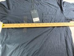 VRST Men’s Medium Essential Pocket Darker Ardosia Slate Tshirt NWT Breathe UVP30