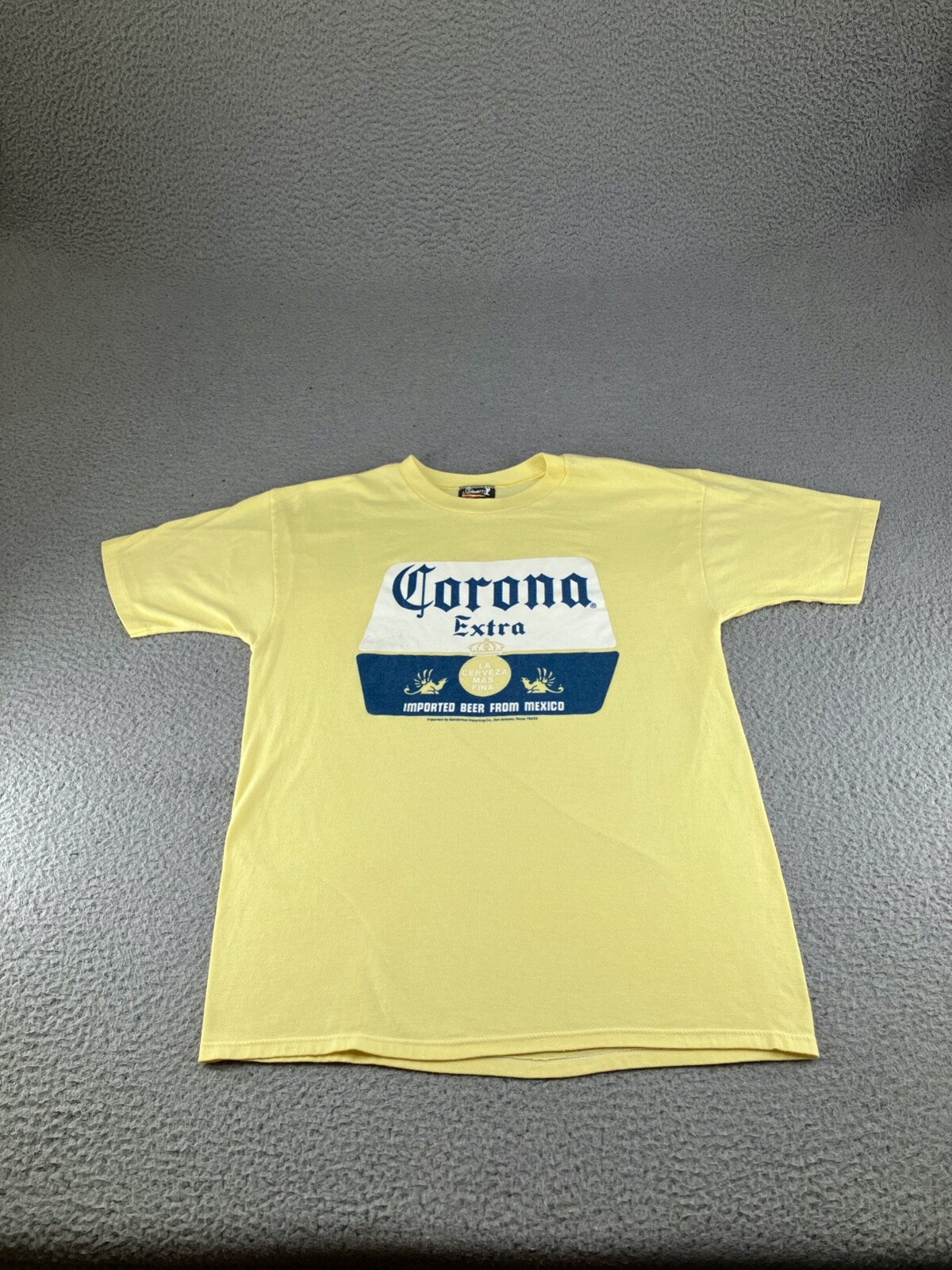 Vintage Corona Extra Shirt Mens Small Yellow Imported Beer Alcohol Skimmers gallery