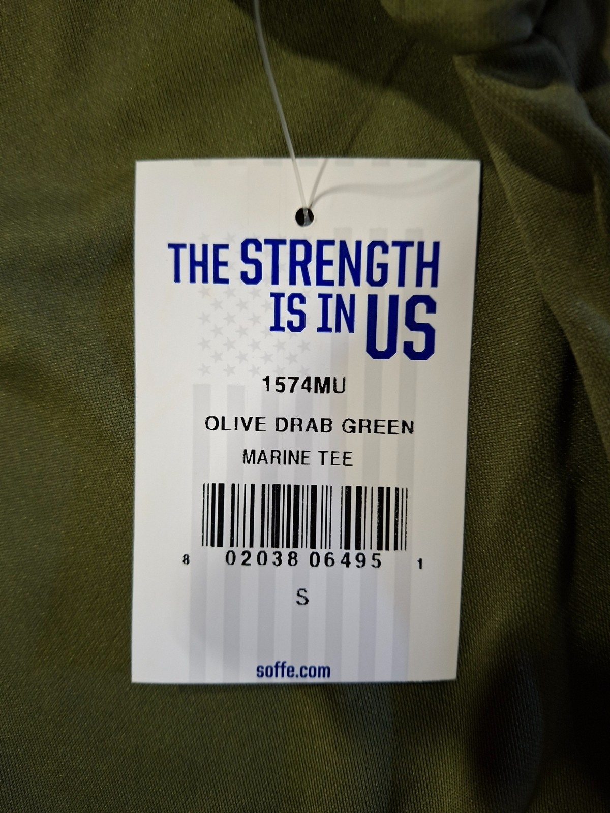 Soffe Military Short Sleeve Polyester T-shirt - USA USMC Certified T-shirt gallery