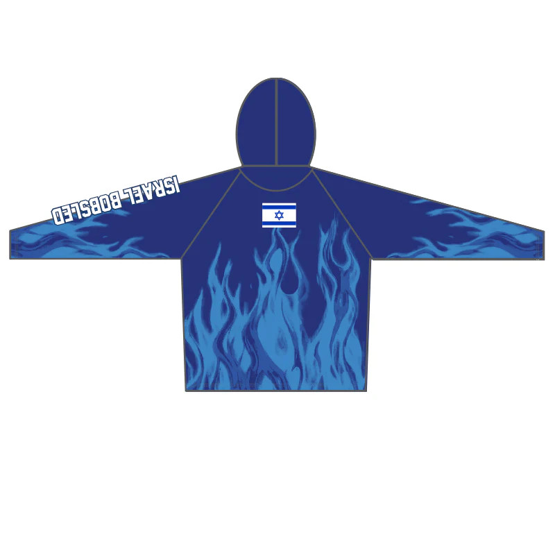 Israel Bobsled Shul Runnings Performance Hoodie gallery