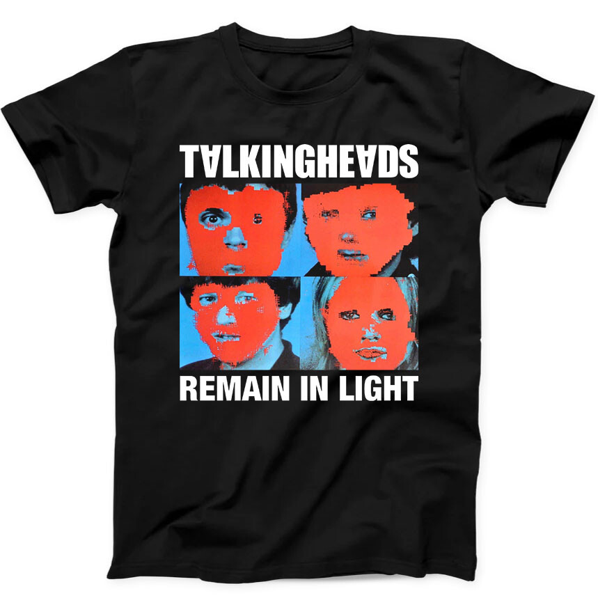 Talking Heads Remain In Light Punk Rock Limited Edition Gift Black T Shirt
