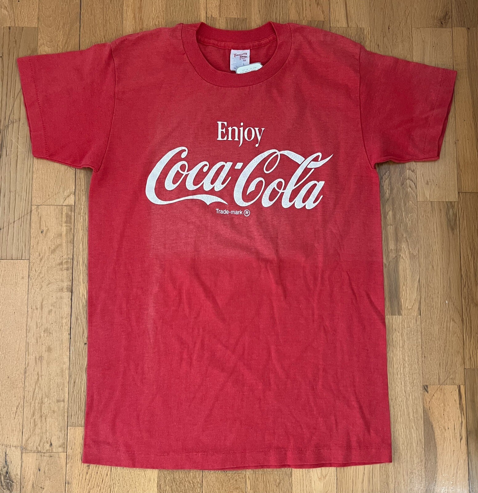 1980s Vintage Enjoy Coca-Cola Shirt M – Coke Is It Single Stitch Trade-mark🥤