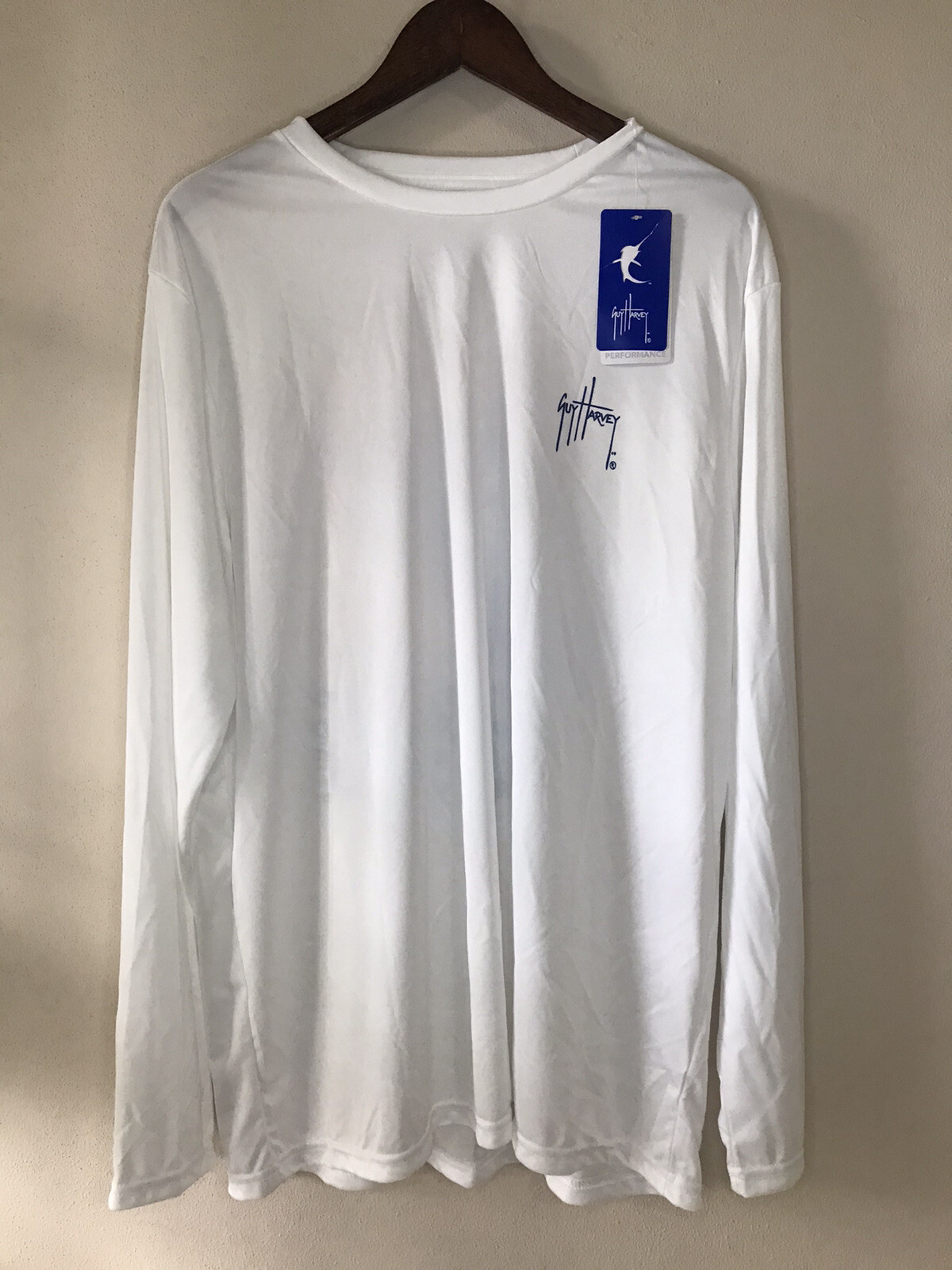 Guy Harvey Performance Long Sleeve Fishing Shirt Marlin USA UPF 30 Mens Size XL gallery