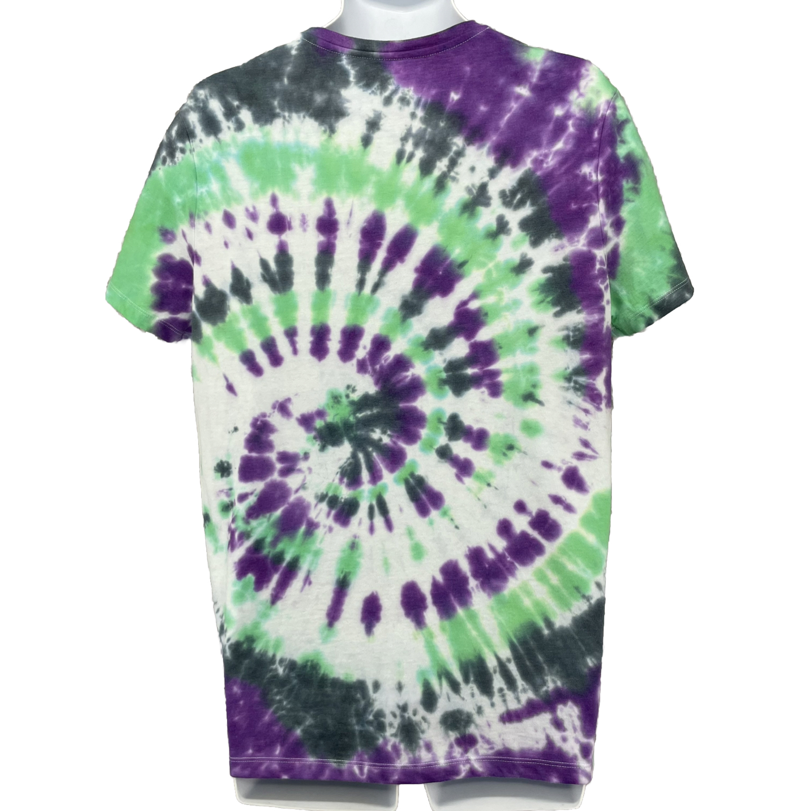 Purple Green Tie Dye T Shirt/ Men’s (L) Good fellow Cotton Polyester Blend gallery