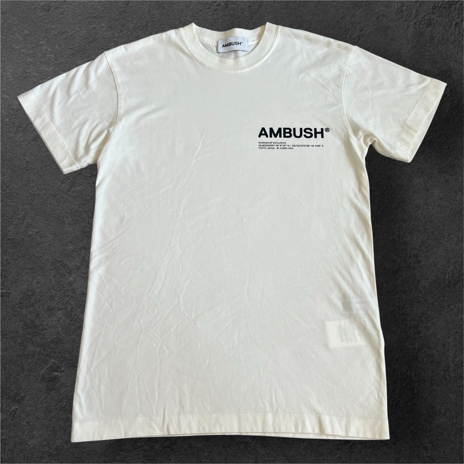Ambush Studios Workshop Exclusive T Shirt Adult Sz XS Off White Limited Ed EUC gallery