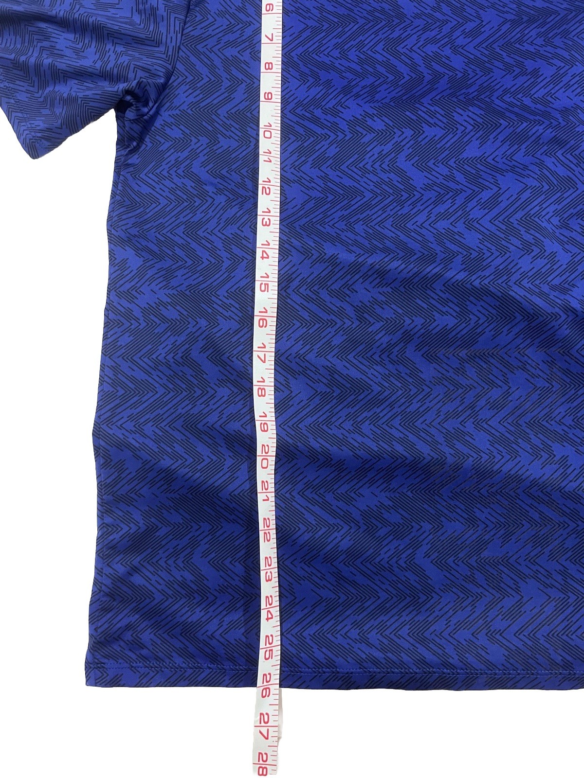 Z By Zella Boys XXL Or Men’s M Performance T-shirt Top Blue Black Short Sleeve gallery
