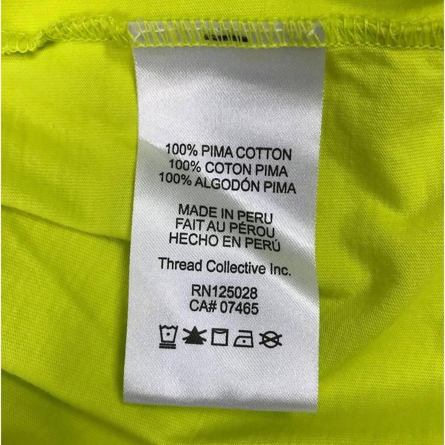 PSYCHO BUNNY Pima Cotton Classic Crewneck T-Shirt Men 7 (XL) Lime Everyday Boho gallery