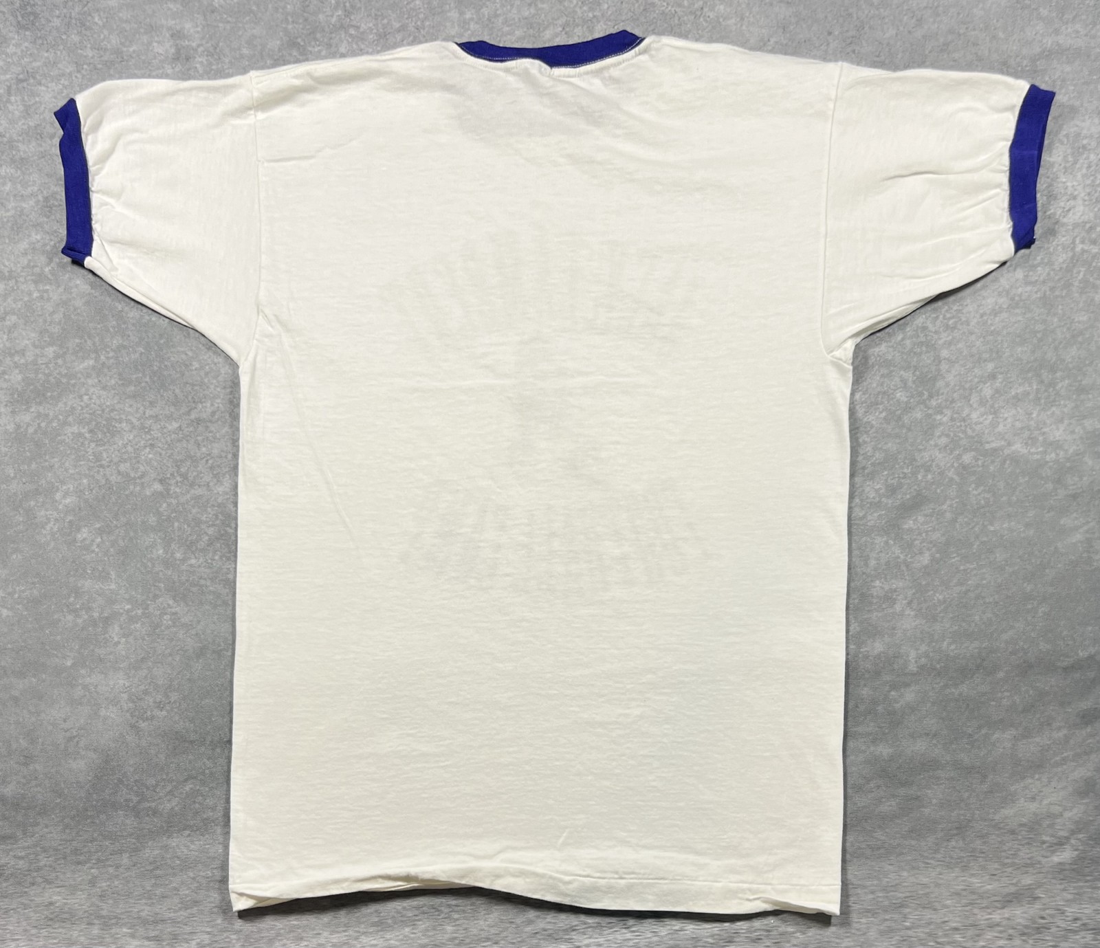 Jack Lambert Football Camp Men's White Ringer T-Shirt Size L Vintage 70s 80s gallery