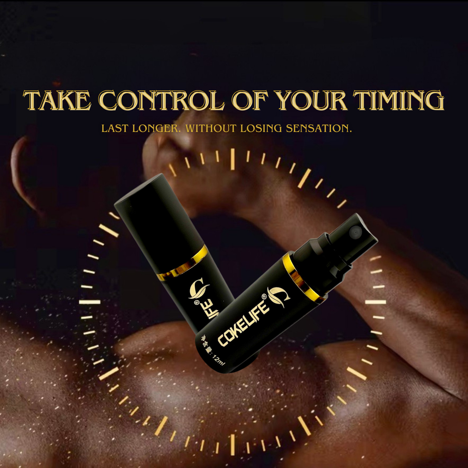 All-Natural Ejaculation Delay Spray | Last Longer in Bed | Lab Tested | 12ml