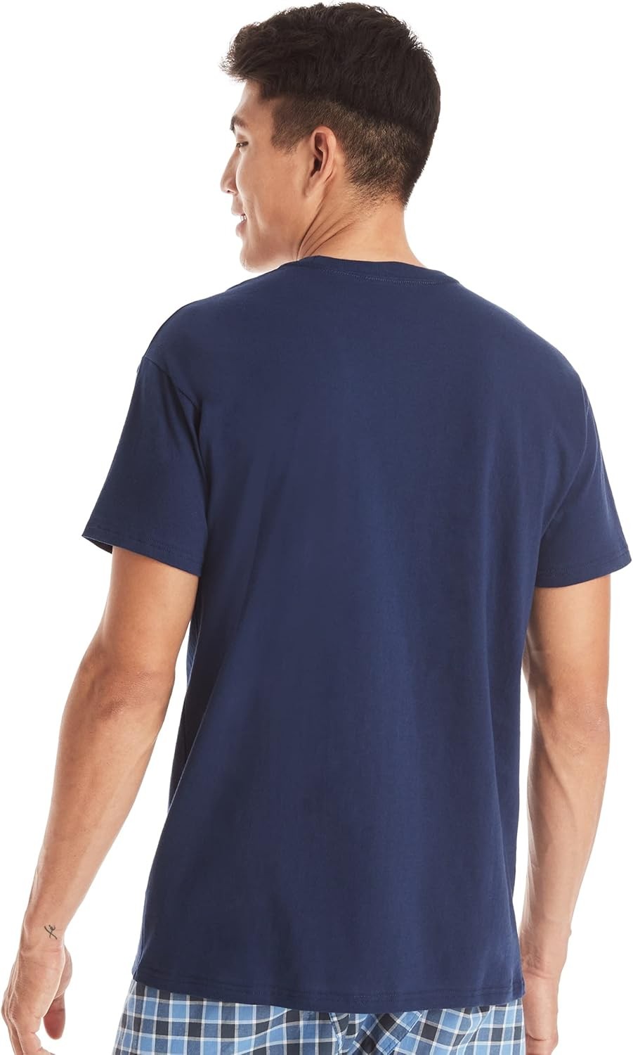 Men's Pocket Undershirt Pack - 100% Cotton Crew Neck T-Shirt, Moisture Wicking gallery