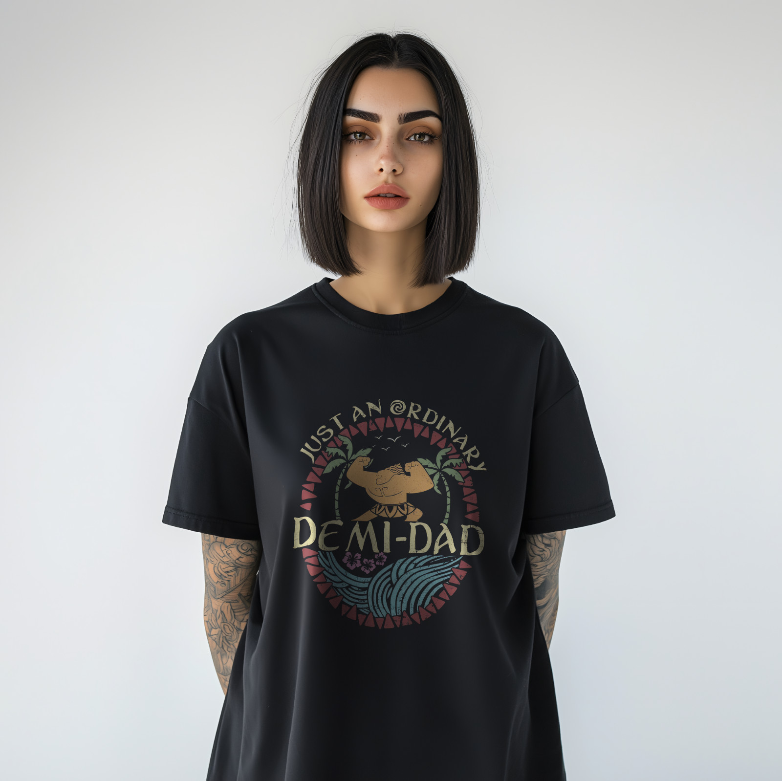 Just an Ordinary Demi-Dad Shirt Funny Father’s Day Gift for Men A388 gallery