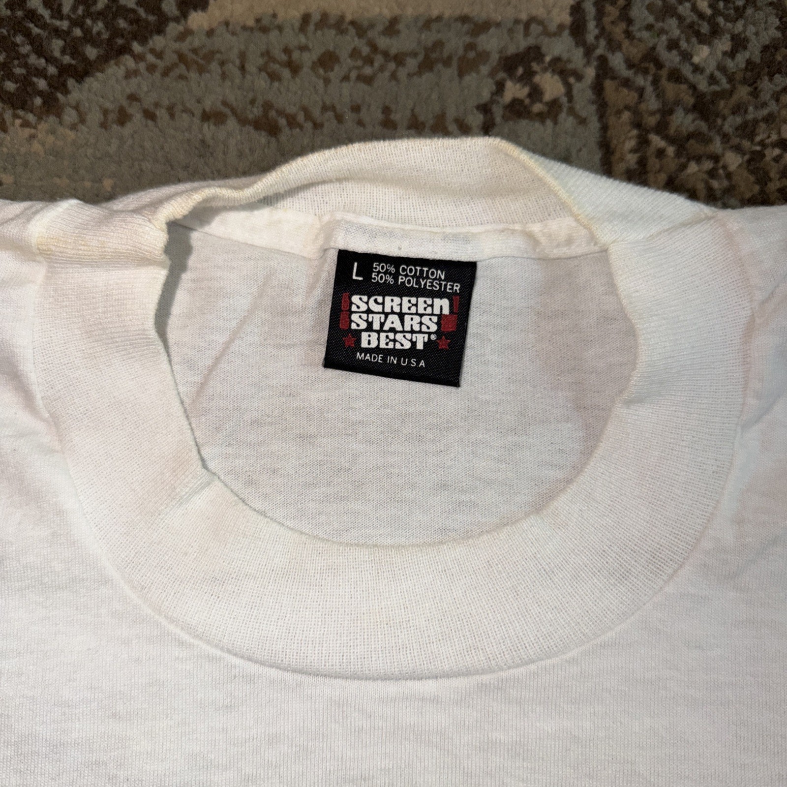 Vintage Eddie Rabbit Jersey Boy Single Stitch Shirt Size Large gallery