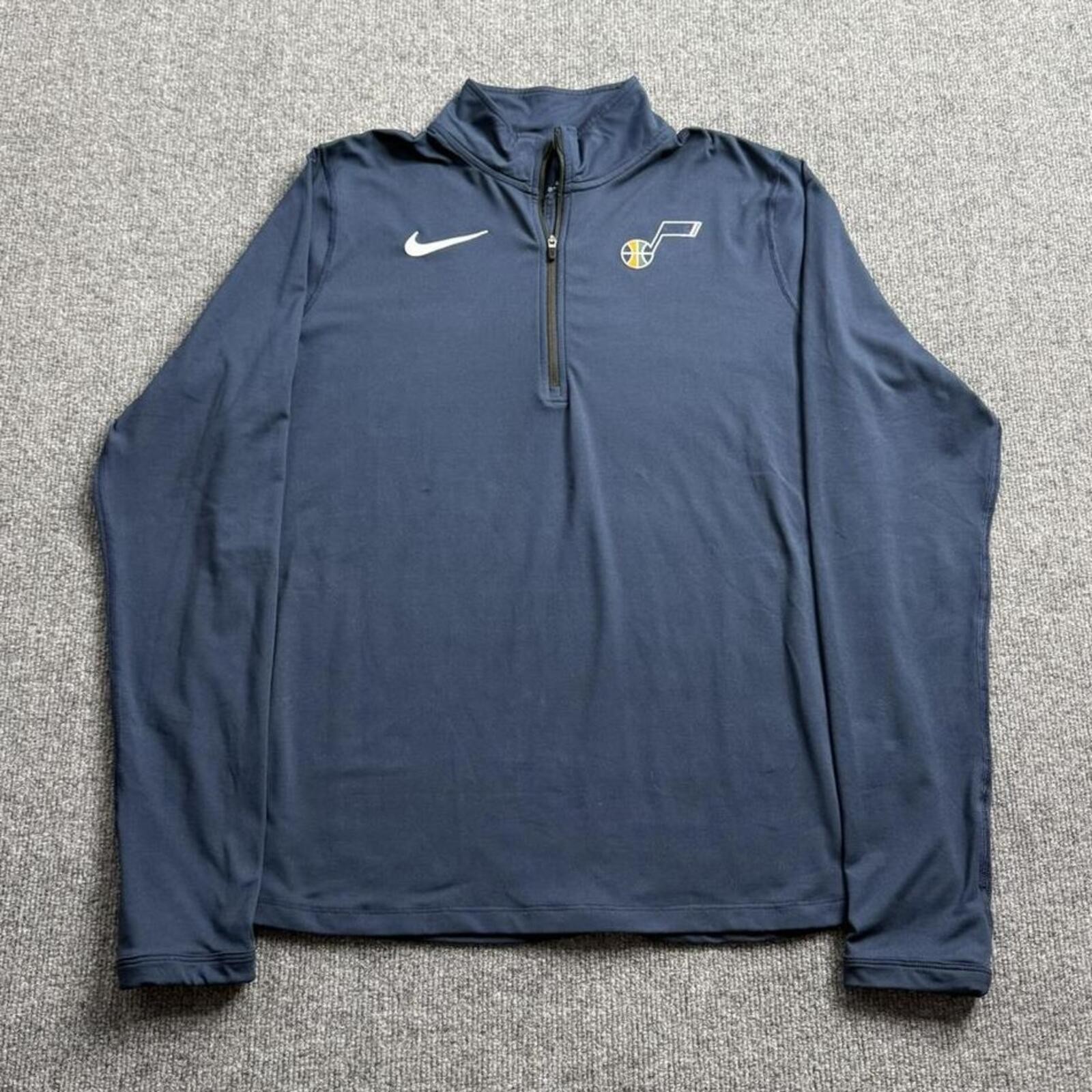 Nike NBA Utah Jazz Dri-Fit 1/4 Zip Pullover Jacket XL gallery