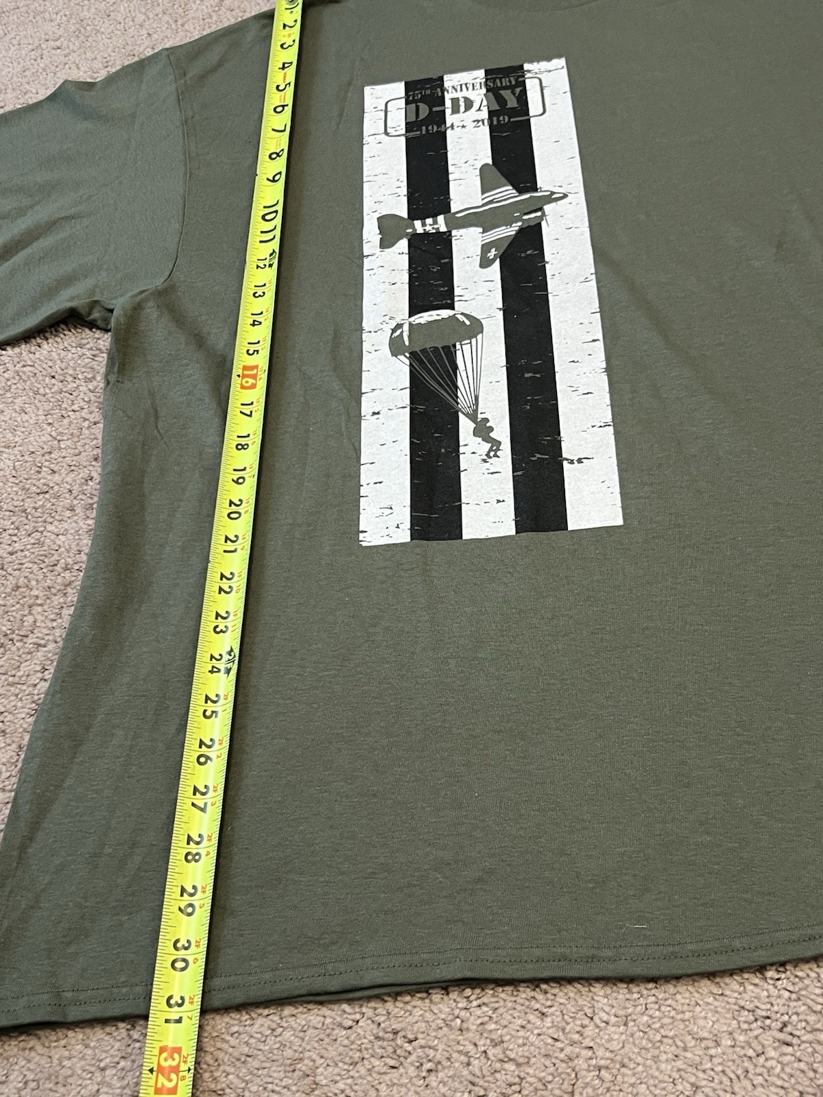 D-Day 75th Anniversary T Shirt Size 2XL War, World Hero Veteran Military gallery