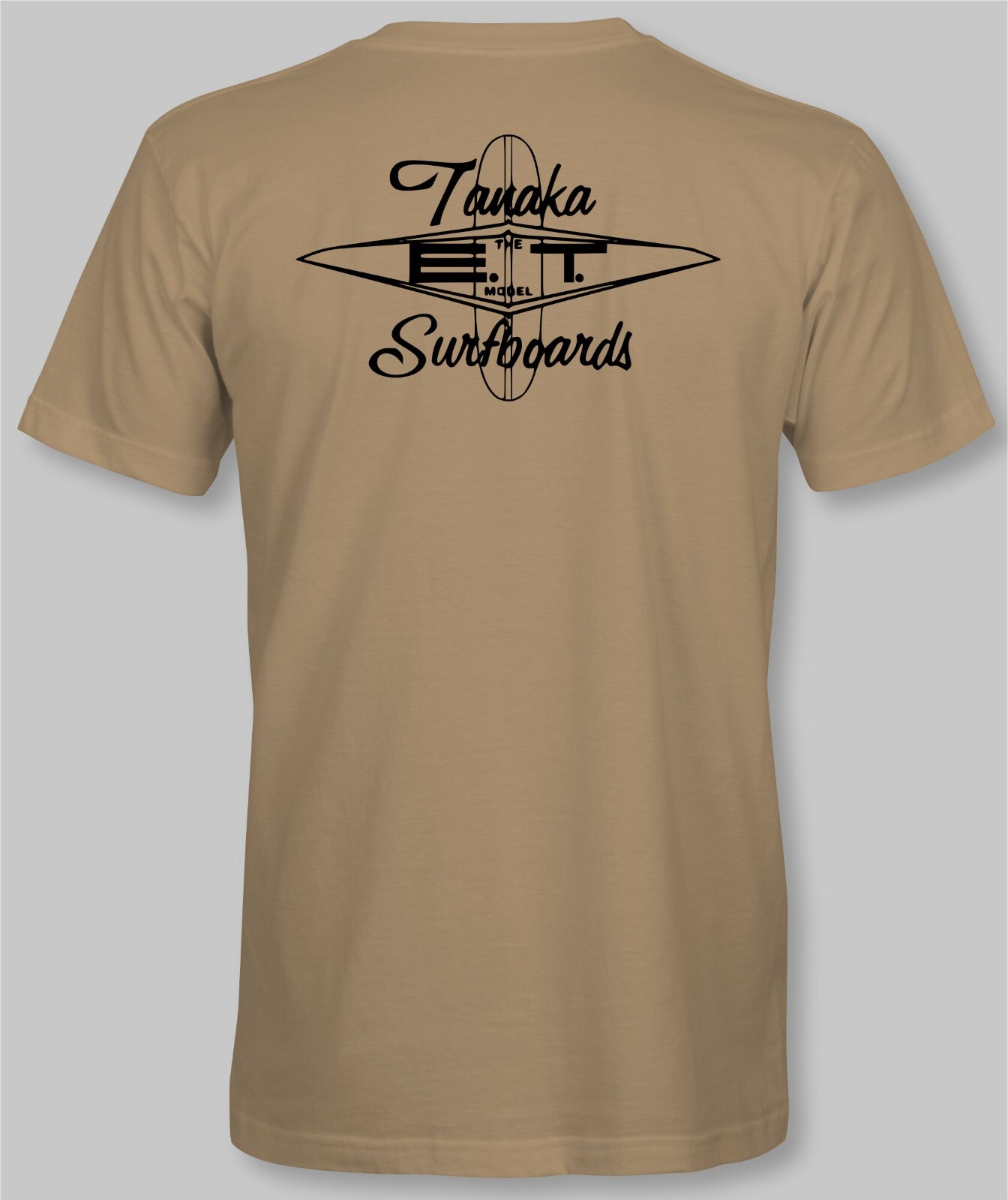 E.T. ERNIE TANAKA SURFBOARDS Retro T-Shirt surf surfing california hawaii gallery