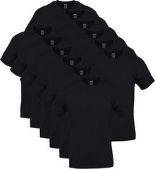 Multipack Men’s Crew Neck T-Shirts 100% Cotton Soft Breathable Tagless Durable