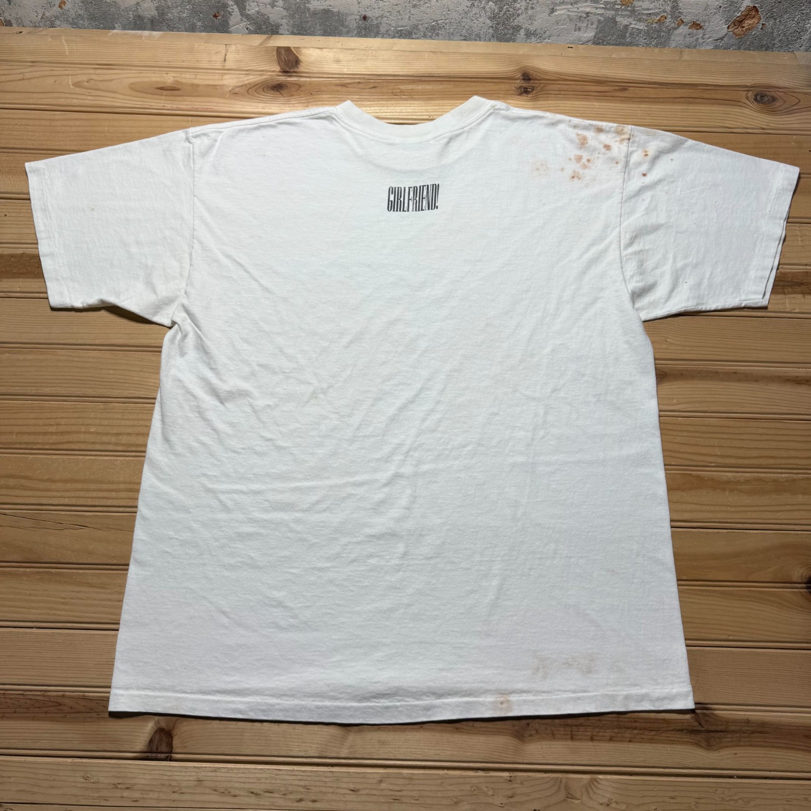 Vintage 90s Joe Boxer Girlfriend Mule Train Shoes Single Stitch Graphic Shirt XL gallery
