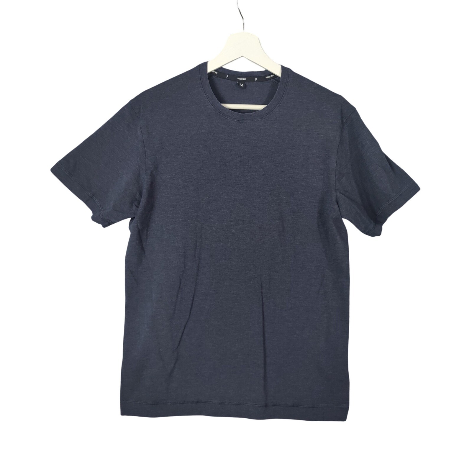 Public Rec Go-Dry Crew Neck TShirt Pima Cotton Soft Athletic Navy Comfort Mens M gallery