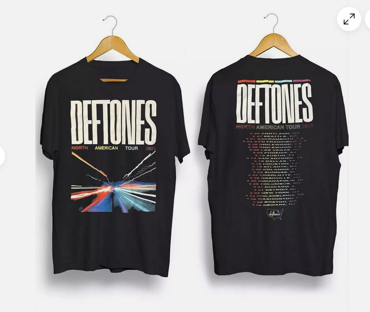 NEW!!! Deftones 2025 North American Tour Black T-Shirt S to 5X fan gift gallery
